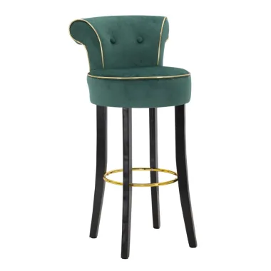 Stołek Barowy LUXY Zielony 46 48 96 cm (Wysokość siedziska 75 cm)
